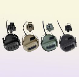 Tactical Electronic Shooting Earmuff Anti-noise Headphone Sound Amplification Hearing Protection Helmet Headset Accessories2452991