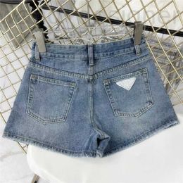 Shorts femininos Designer de designer jeans calças curtas para mulheres ritche letter Mini High Street Hiphop Pant Streetwear 68NH