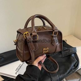 Cross Body Home Fashion Handheld Small Bag for Womens 2023 New Autumn/Winter Commuter Versatile Baseball Crowd Crossbody H240403