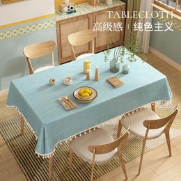 Table Cloth Rectangular Oil Resistant Tabletop Tablecloth Dining