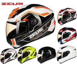 DOT certification ZEUS 811 Full face motorcycle helmet ABS Motorcross motorbike helmets ZS811 Four Seasons Size M L XL XXL XXXL3168771