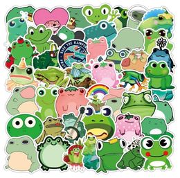 50PCS Cartoon Frog Graffiti Sticker For Cute Stationery Kids Toys Helmet Refrigerator Motorcycle Phone Case Water Bottle Trunk Gui7068851