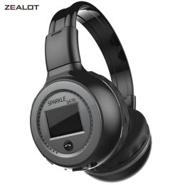 Headphones ZEALOT B570 Wireless Headphones Noise Reduction Bluetooth Earphone Stereo Foldable Sport Headset With Mic LED TF card,AUX