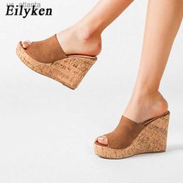 Dress Shoes 2024 New Summer Casual Cosy Platform Wedges Heels Slippers Ladies Fashion Open Toe Roman Womens Sandals Shoe Size 36-43 H240403