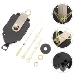 Clocks Accessories Quartz Pendulum Clock Movement DIY Repair Parts Kit Suite Mechanism Replacement Wall Plastic