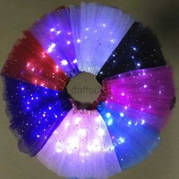 Urban Sexy Dresses LED Glowing Light Kids Girls Princess Tutu skirts Children Cloth Wedding Party Dancing miniskirt Costume cosplay led clothing 2 240403