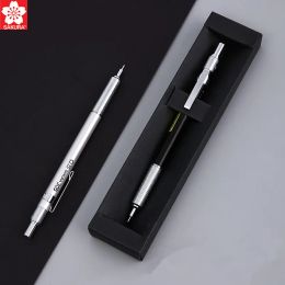 Pencils SAKURA XS305 Metal Shell Automatic Mechanical Pencil 0.3/0.5mm Graphite Drafting Sketching School Student Office Art Supplies