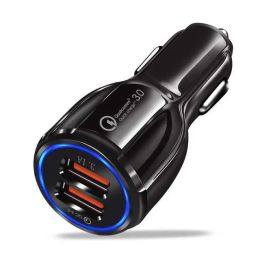 Other Interior Accessories New Quick Charge 3.0 Car Charger Cigarette Lighter Socket Adapter Qc Dual Usb Port Fast For Phone Dvr Mp3 D Otsfo