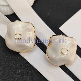 New Style Luxury Gold Eardrop Crystal Designer Earrings for Women Girls Brand Letter Pearl Studs Copper Jewellery Earring Valentines Day Gifts Engagement