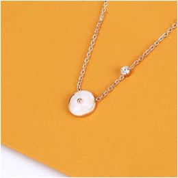 Pendant Necklaces Designer Jewelry Women Sier Pendent Mens Necklace Womens Pendants Ladies Chains Luxury Jewlery Girlfriend Accessorie Otbsi