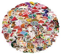 100Pcs Lovely Cute Mushroom Stickers For Skateboard Laptop Luggage Bicycle Guitar Helmet Water Bottle Decals Kids Gifts7485132
