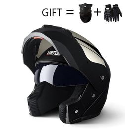 Motorcycle Helmets 2022 Professional Racing Helmet Modular Dual Lens Full Face Safe Casco Capacete Casque Moto S M L4041580