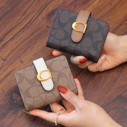 High Quality Woman Designer Card holder cash bag women wallet Luxury designer mini Leather wallets leather Card Holder coin Men and women purse