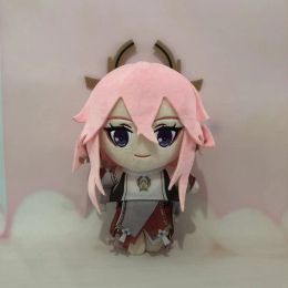 23cm Genshin Impact Project Cartoons Anime Game Character Stuffed Plush Doll Birthday GiftsToys For Kids