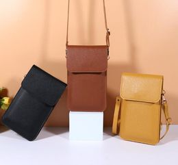 Fashion Ladies Mobile Phone Bag Mini pvc Leather Crossbody Bag Shoulder Bags Wallet Casual Mobile Phone Messenger Bag