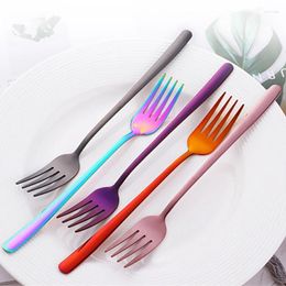 Disposable Flatware Stainless Steel Fork Durable Multipurpose Easy To Clean Beautiful Fashion Tableware 22.6g Not Break