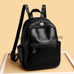 Backpack Style Large capacity zipper new womens trend versatile simple and stylish practical lightweight dirt resistant when going out H240403
