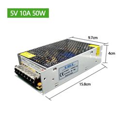 AC DC 3V 9V 15V 18V Power Supply 3A 5A 10A Transformers 220V To 3 9 15 18 V Volt AC/DC Power Supply 220V To 12V SMPS Mean Well