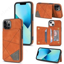 Intelligent Divide Split body Magnetic Case Bag Cell Phone Cases for iPhone 15 14 13 12 11 Pro max Mini 6 7 8 PLUS XR XS XSMAX PU Leather Wallet Cover