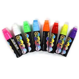 Multicolor Liquid Chalk Highlighters Erasable Fluorescent Marker Pen Drawing Art Markers Stationery For Blackboard Chalkboard