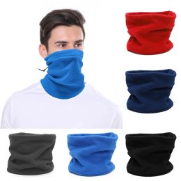 Fleece Neck Buff for Men and Women Male Bandana Neck Warmer Windproof Tube Scarves for Face Half Mask Gaiter Snowboard Ski Buff