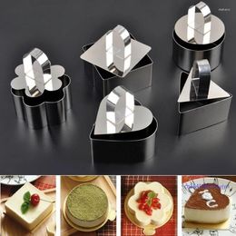 Baking Moulds Cake Mold Stainless Steel Mousse Mould Retractable Ring Cookie Decoration Tools Bakeware