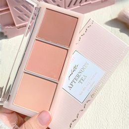 4 Colors Optional Matte Blush Soft And Smooth Texture Blush Palette Make-up 3g * 3 Blush Easy To Apply Natural Blush Rouge