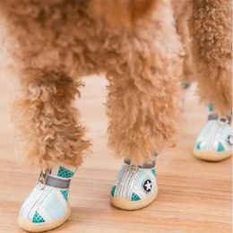 Dog Apparel Shoes Can Not Be Dirty Teddy Small Bichoun Pomeranian Four Seasons With Soft Sole Pet Foot Cover