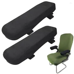 Chair Covers 2Pcs/Set Office Arm Cover Armrest Pad Polyester Removable For Wheelchair Comfy