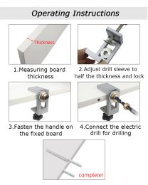 Doweling Jig Kit Cabinet Door Rebounder Drill Guide Locator Pocket Hole Jig Furniture Connecting Hole Puncher Woodworking Tools