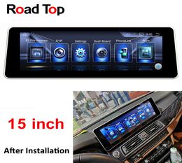 15.6" Android 6 Car Radio GPS Navigation Head Unit Screen for F10 F11 520i 523i 528i 530i 535i 550i 518d 520d 525d 530d 535d1901374