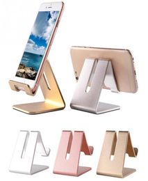 Universal Mobile Phone Tablet Desk Holder Aluminium Metal Stander For iPhone 13 12 Mini 11 Pro Xr Xs Max iPad air 5 Samsung S22 S214353263