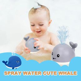 Baby Light Up Bad Spielzeug Wale Automatische Sprinkler Badewanne Spielzeug Pool Badezimmer Duschbad Spielzeug für Kleinkinder Kinder Jungen Geschenk
