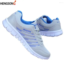 Walking Shoes Women Sneakers 2024 Spring Fitness Striped Lace-Up Sports Woman Female Mesh Breathable Flats Size 46