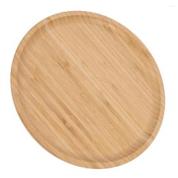 Plates Pastry Snack Platter Round Bamboo Tray Dessert Salad Plate Serving Platters Dishes Cheese Board Fruit Circle
