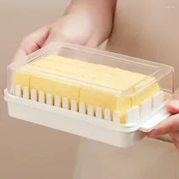 Plates Kitchen Gadgets Butter Cutting Box Auxiliary Covered Cutter Storage Baked Cheese Slicing