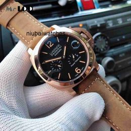 Mens Luxury Watches for Mechanical Watch Swiss Automatic Sapphire Mirror 44mm 13mm Imported Leather Watchband Brand Italy Sport M72y Gh74