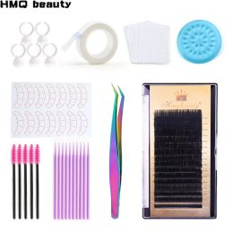 Brushes New Hand False Eyelashes Extension Practise Exercise Kit Makeup Mannequin Head Set Practise Eye Lashes Graft Makeup Tool