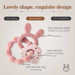 1Pcs Baby Silicone Teether Ring BPA Free Rattles Bracelet Food Grade Newborn Cute Octopus Shaped Health Care Teething Ring Toys