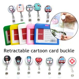 Doctor Nurse Work Card Clip ID Tag Holder Retractable Worker Name Badge Reel Clip Office Supplies Cute Dentisit