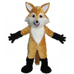 2024 halloween Adult size Brown Fox Mascot Costume Carnival performance apparel Anime Ad Apparel performance apparel