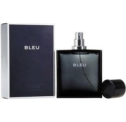 Perfume Male Fragrance Masculine EDT 100ML Citrus Woody Spicy and Rich Fragrances Dark blue-gray thick glass bottle body fast delivery