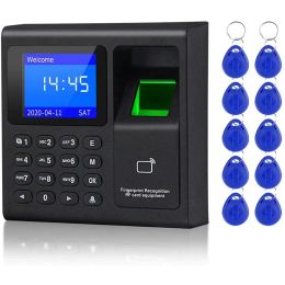 Recording Biometric RFID Access Control System RFID Keypad USB Fingerprint System Electronic Time Clock Attendance Machine
