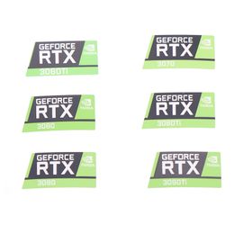 high quality 1PCS RTX 3090TI 3080TI 3070 3060 desktop sticker laptop graphics card label Laptop Desktop Label 1.8-4.6m