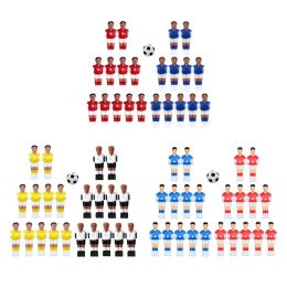 22 Pieces Foosball soccer for table Football Men Player Miniature Football Players Replacement Entertainment Parts Accs