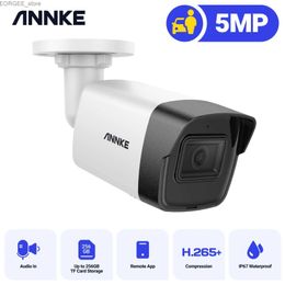 Other CCTV Cameras ANNKE Smart 3K 5MP PoE Security Camera Human/Car Detection IP Cam Surveillance Cameras with Audio Recording IR night vision Y240403