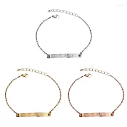 Charm Bracelets Delicate Arabic Bracelet Alternative Color Ayatul Kursi Pendant Jewelry Gift Dropship