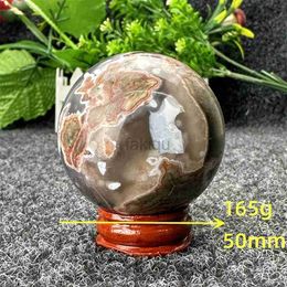 Massage Stones Rocks Natural Crystal Football Agate Ball Polished Spiritual Beads Massage Healing Stone Home Furnishings Exquisite Souvenirs 240403