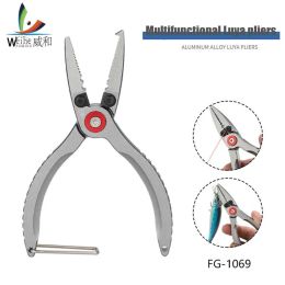 Tools Fishing Pliers Split Ring Opener Pliers Aluminum Alloy Multifunctional Fishing Line Cutter Accessories for Fisherman Angler