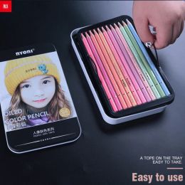 Pencils Artist For Stationery Set Sketch Drawing Art Tone 24 Skin Colour Portrait Oil Painting Professional Pencil Colours